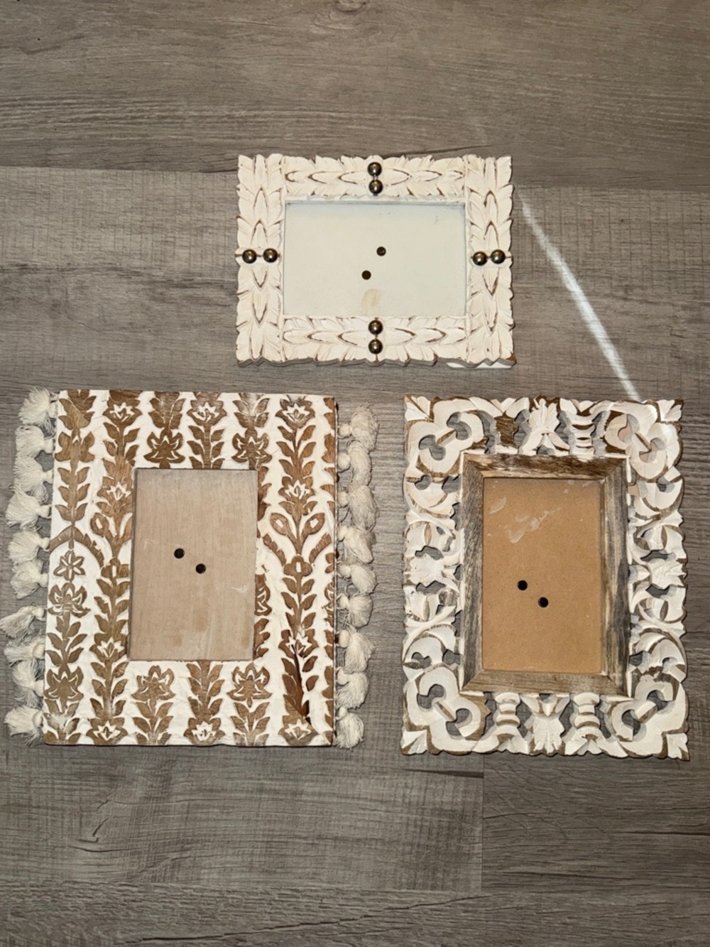 Boho Photo Frames Set Of 3
